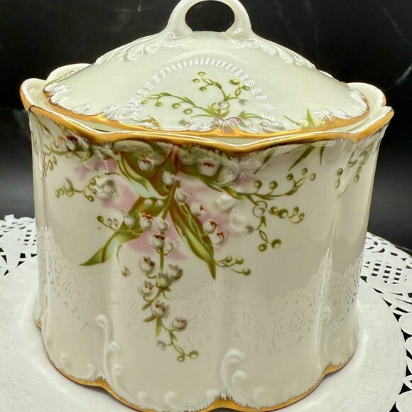 Rosenthal Classic Rose Catherine 24K Gold accents Sugar Bowl w/ Lid Germany - Picture 13 of 17